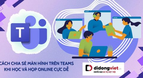 cách chia sẻ màn hình trên Teams