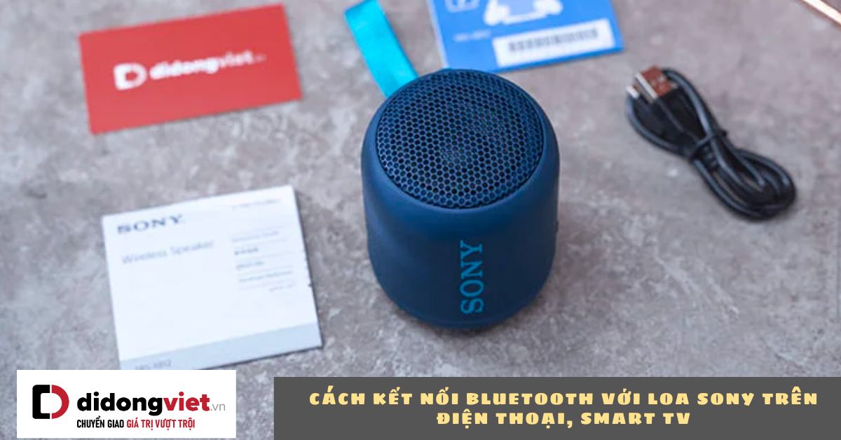 cách kết nối Bluetooth với loa Sony