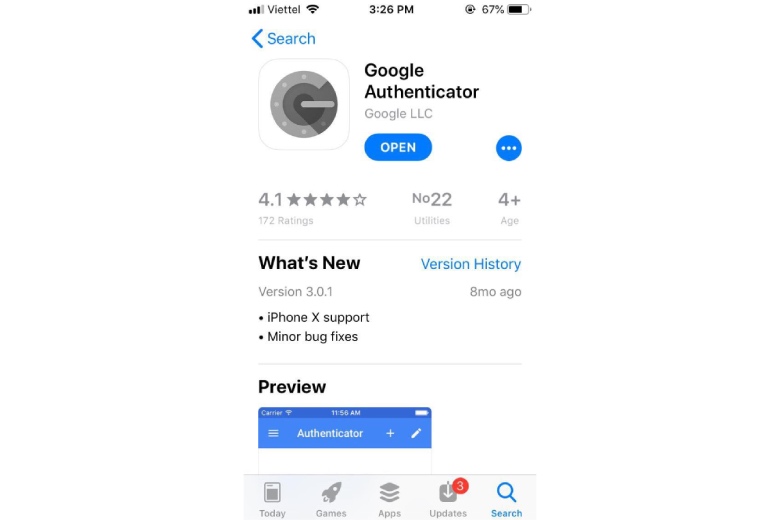 google authenticator iphone 3