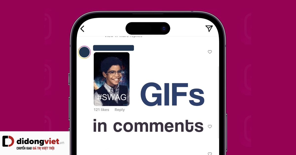Instagram cho phép người dùng trả lời bình luận bằng GIF bên dưới các bài đăng