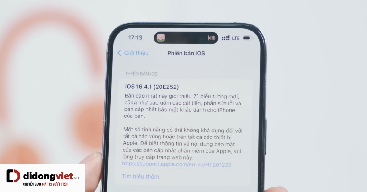 Apple ngừng hỗ trợ iOS 16.4.1 sau khi công bố iOS 16.5