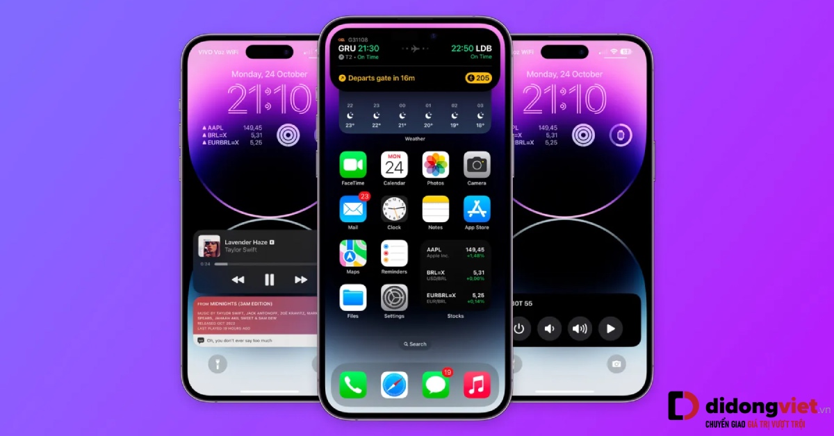 iOS 17 sẽ tuỳ biến giao diện Always-On Display sống động hơn
