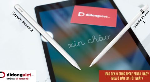 iPad Gen 9 dùng Apple Pencil nào? Có gì thú vị? iPad Gen 9 dùng Apple Pencil nào