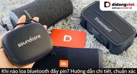 loa bluetooth đầy pin