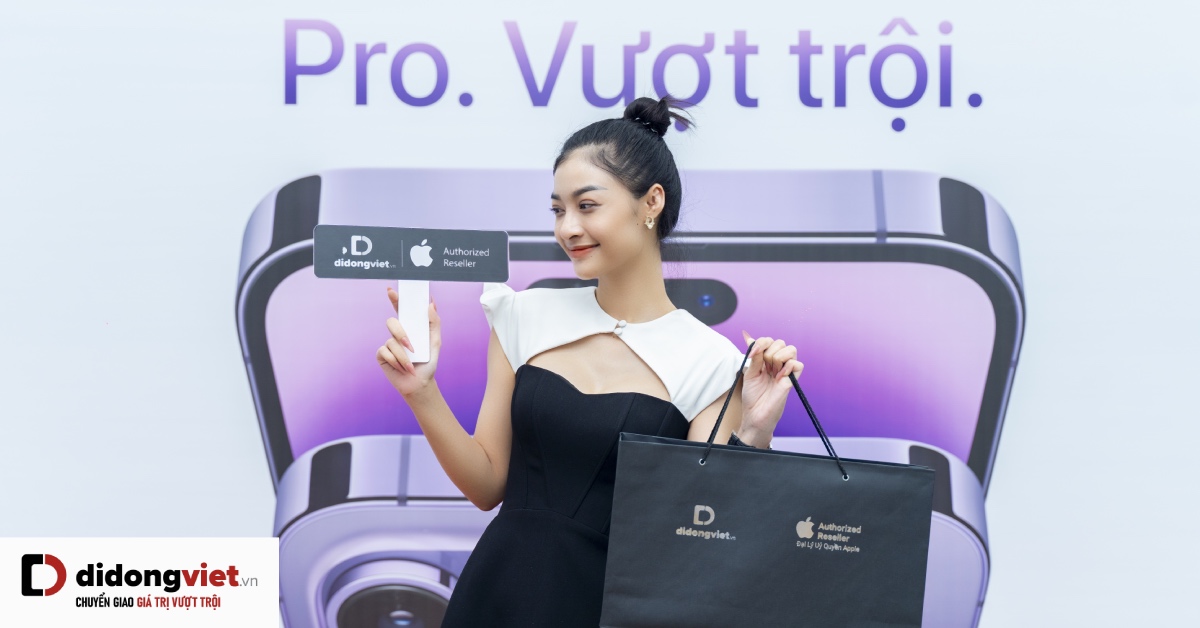 Lona Kiều Loan tin tưởng Di Động Việt để chọn mua iPhone 14 Pro Max