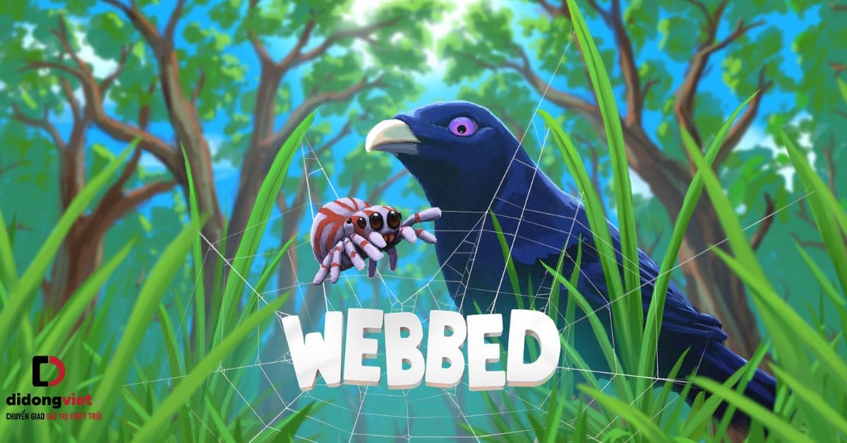 Webbed – Tựa game giải đố hóa thân thành cô nhện đáng yêu vượt qua những câu đố