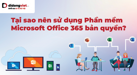 Tại sao nên sử dụng Phần mềm Microsoft Office 365 bản quyền?