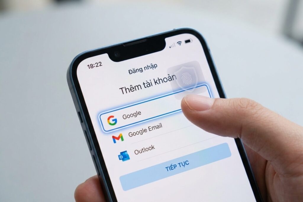 Hướng dẫn đăng nhập Gmail trên iPhone và cách chọn ứng dụng phù hợp thói quen 12 cach dang nhap gmail buoc 3 didongviet