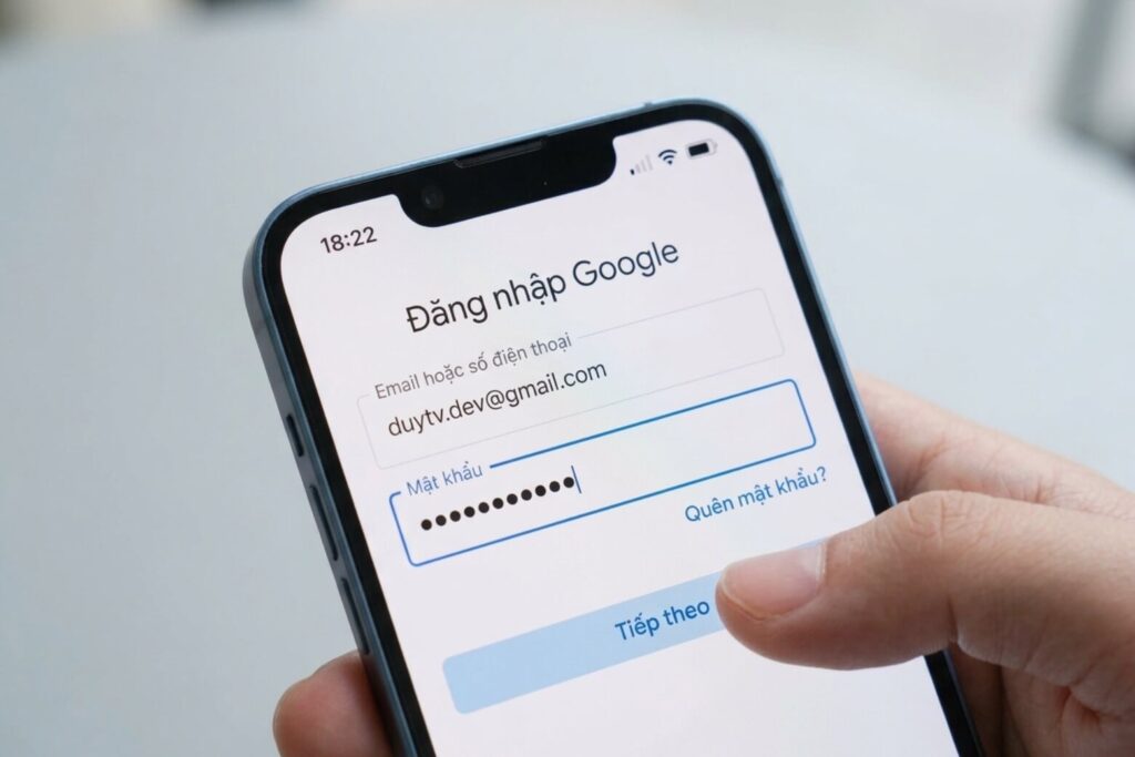 Hướng dẫn đăng nhập Gmail trên iPhone và cách chọn ứng dụng phù hợp thói quen 13 cach dang nhap gmail buoc 4 didongviet