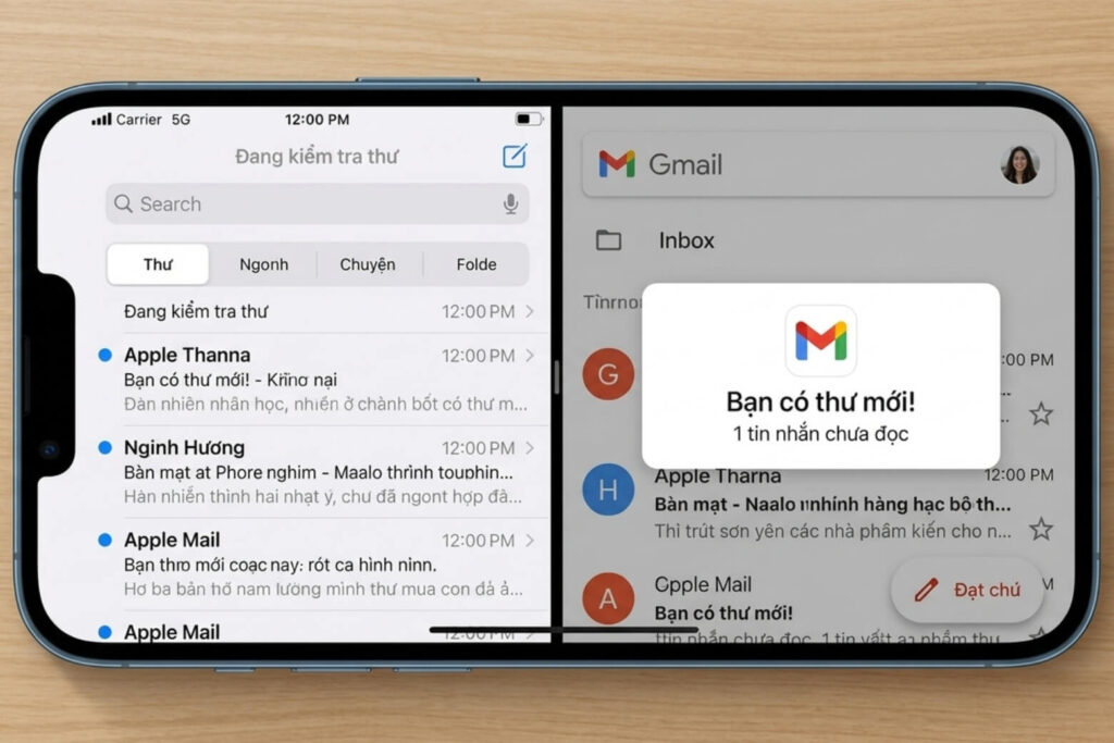 Hướng dẫn đăng nhập Gmail trên iPhone và cách chọn ứng dụng phù hợp thói quen 9 cach dang nhap gmail nen dung apple mail hay tai ung dung didongviet