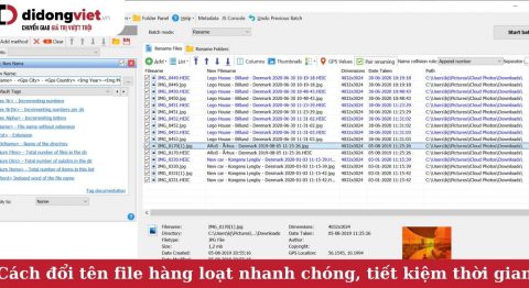 đổi tên file hàng loạt