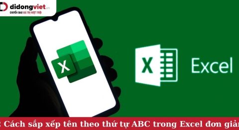 cách sắp xếp tên theo thứ tự abc trong excel
