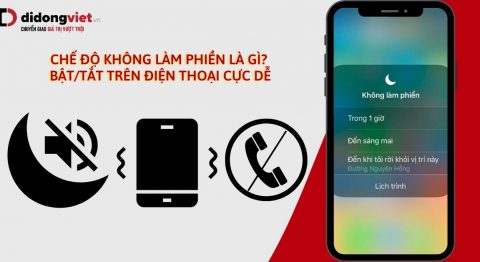 Hướng dẫn bật/tắt chế độ không làm phiền trên điện thoại hiệu quả chế độ không làm phiền