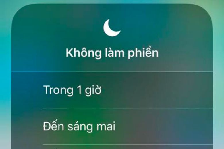 chế độ không làm phiền
