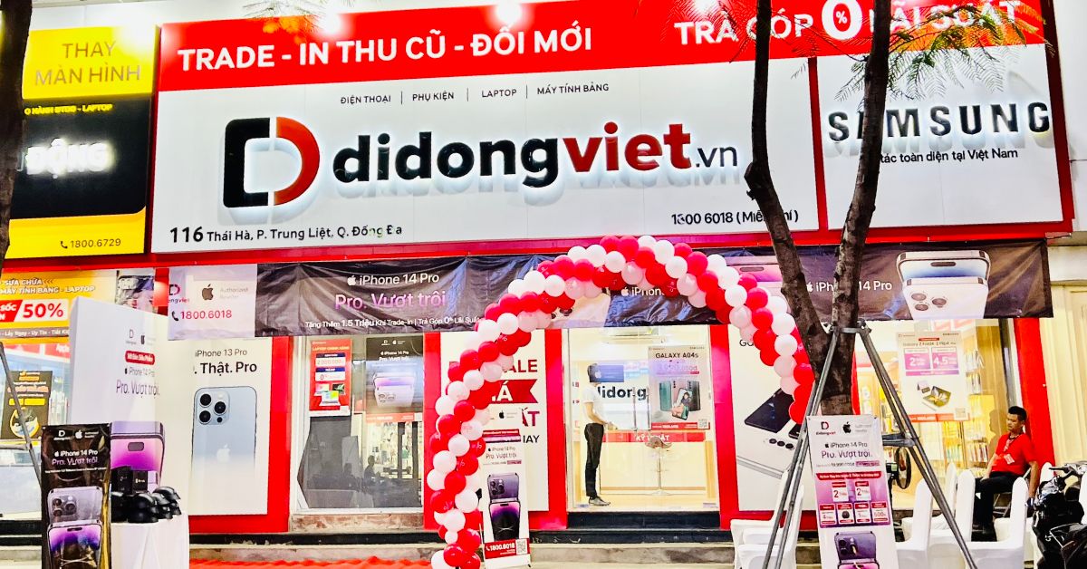Khai trương cửa hàng điện thoại Di Động Việt 116 Thái Hà, Đống Đa, Hà Nội