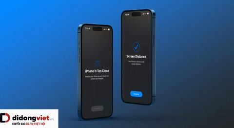 Tính năng iPhone mới cho phép đo khoảng cách giữa màn hình và mắt người dùng trên iOS 17