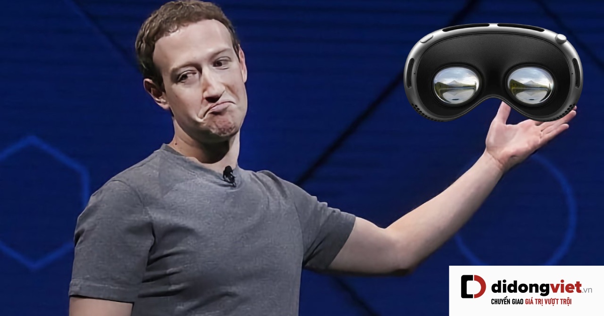 Mark Zuckerberg cho rằng Vision Pro không đem lại bất kỳ sự đột phá nào