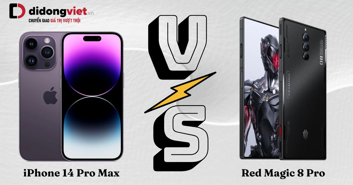 So sánh iPhone 14 Pro Max và Red Magic 8 Pro: Khác nhau như thế nào?
