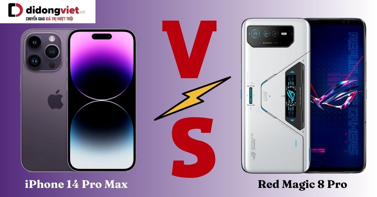 So sánh Rog Phone 6 Pro và iPhone 14 Pro Max: Khác nhau như thế nào?
