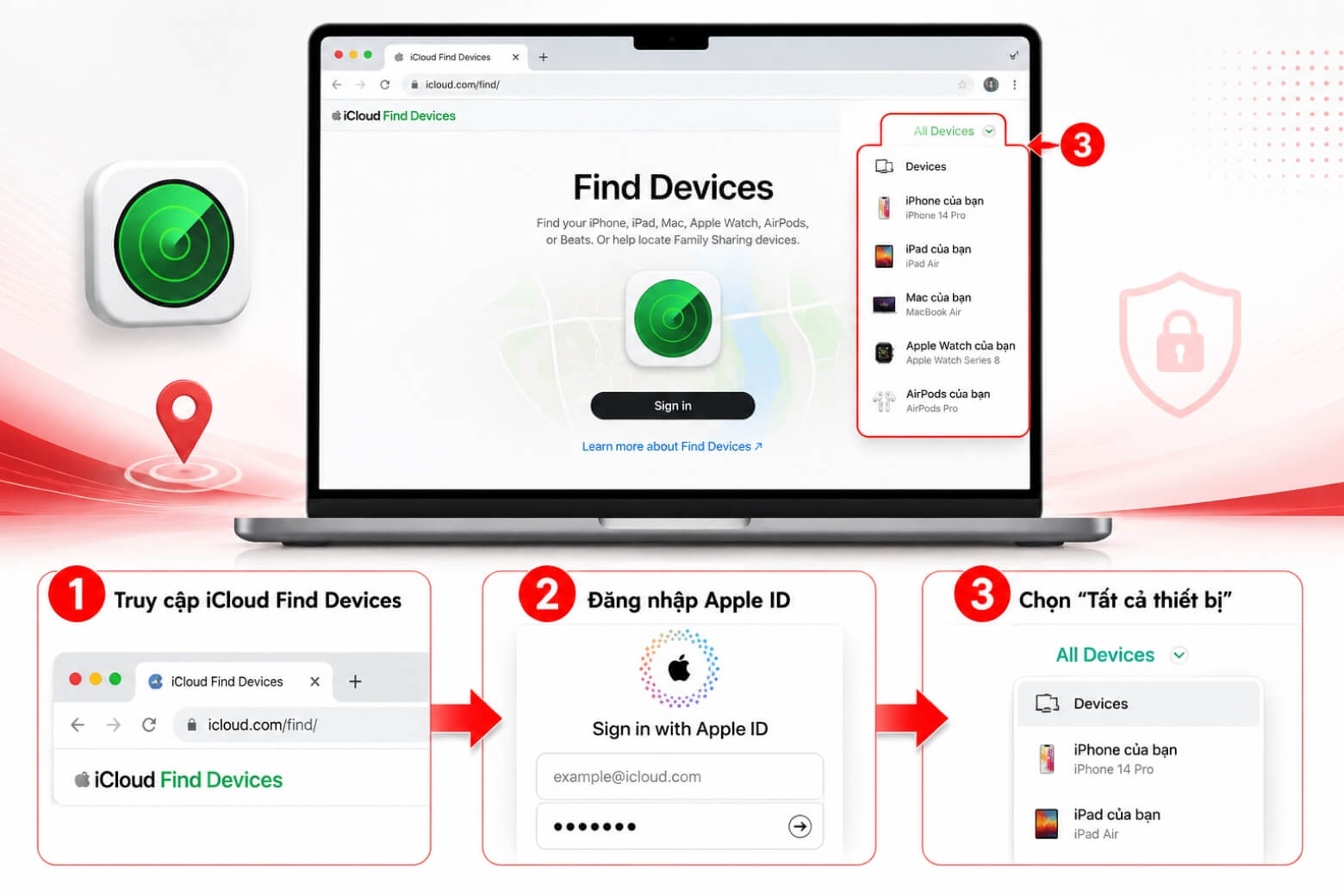 Cách tắt tìm, định vị iPhone trực tiếp và từ xa đơn giản, nhanh chóng 10 Tắt tìm iPhone qua iCloud