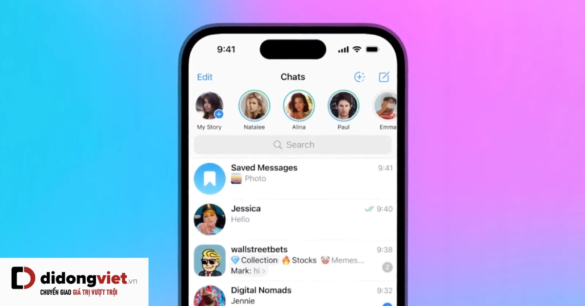 Telegram ra mắt tính năng Stories với thời lượng 6 giờ