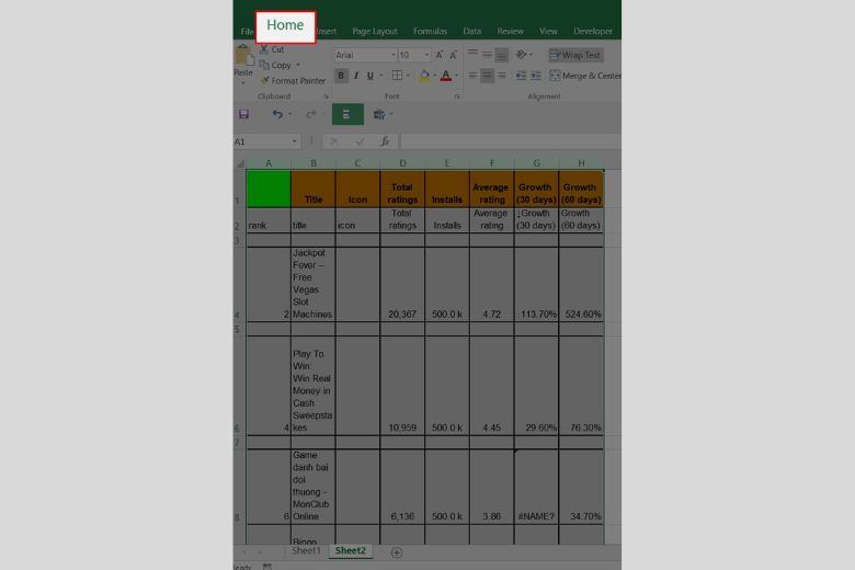 xoa dong trong excel 2.1 didongviet