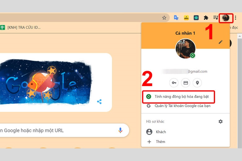 cách đăng xuất tài khoản google