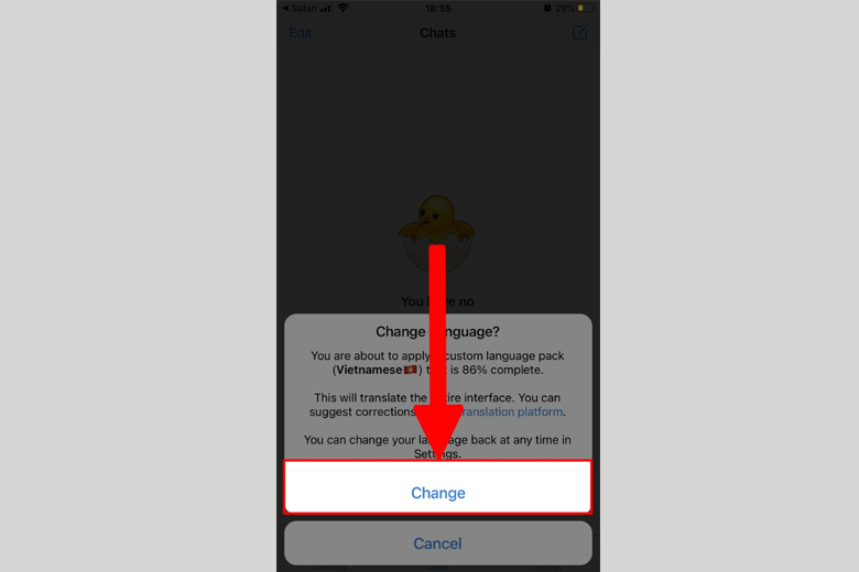 cài tiếng Việt cho Telegram