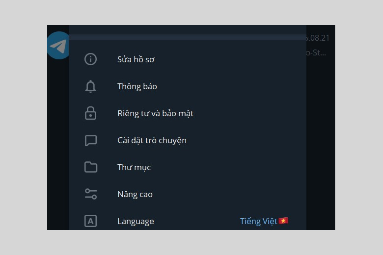 cài tiếng Việt cho Telegram