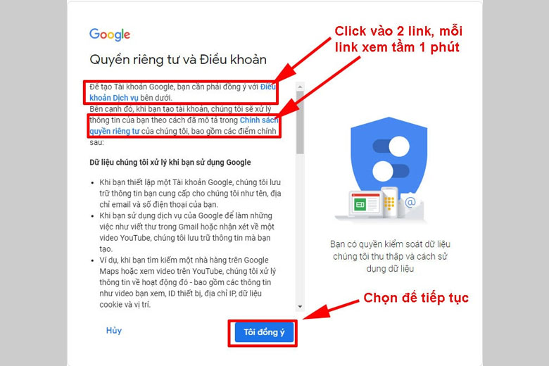 tạo gmail ko cần thiết số năng lượng điện thoại