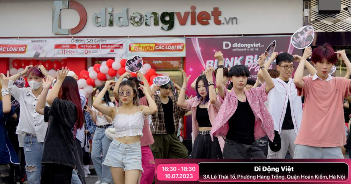 “Đu” Idol BlackPink – “Quẩy” cùng siêu tiệc Blink Blink Party duy nhất tại Di Động Việt