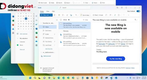 Ứng dụng Outlook mới sẽ là trình duyệt Mail và Lịch mặc định trên Windows 11 vào năm sau