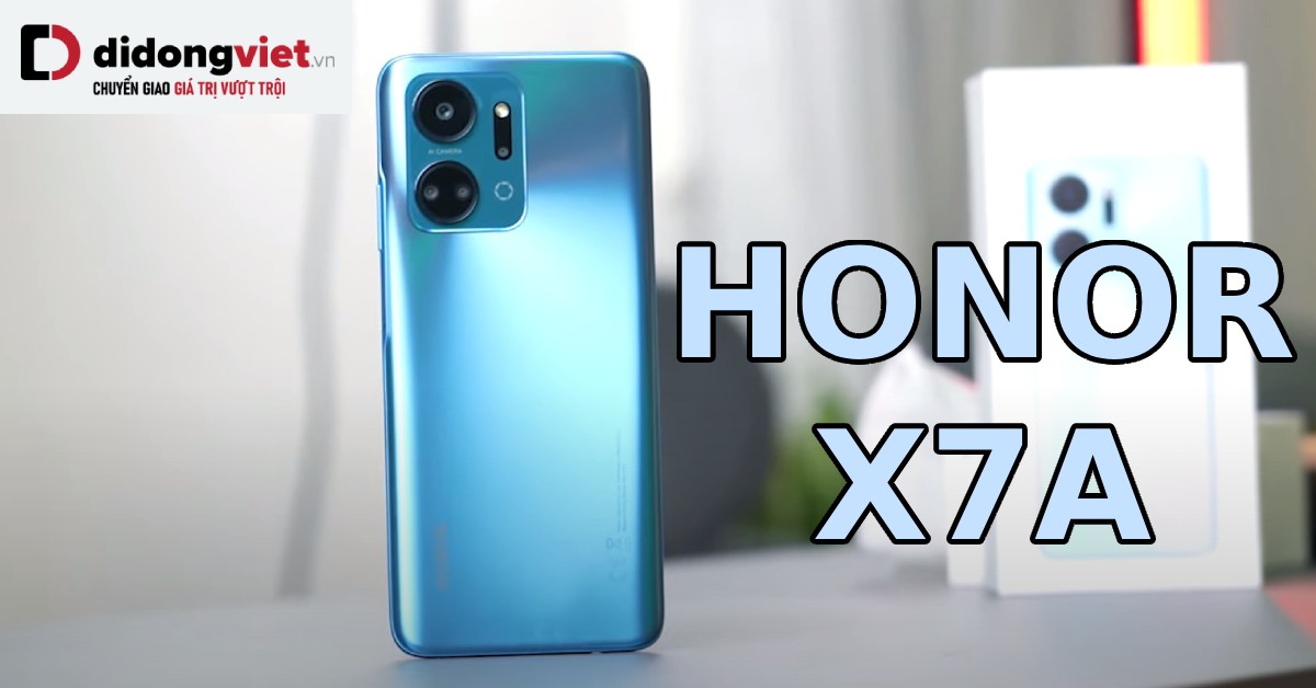 Trên tay Honor X7a: Pin “khủng” 6000mAh, thiết kế đẹp mắt, vân tay nút nguồn, 3 triệu có màn 90Hz “xịn sò” 