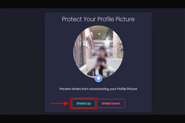 bật khiên đảm bảo an toàn avatar facebook
