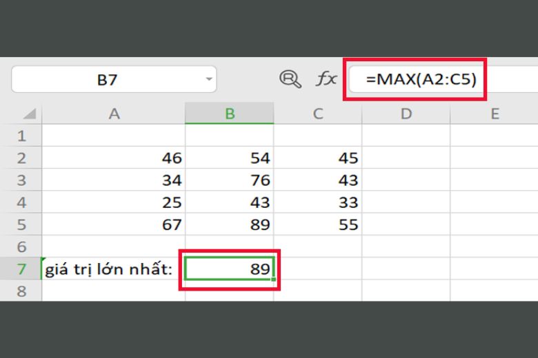 các hàm cơ phiên bản vô excel