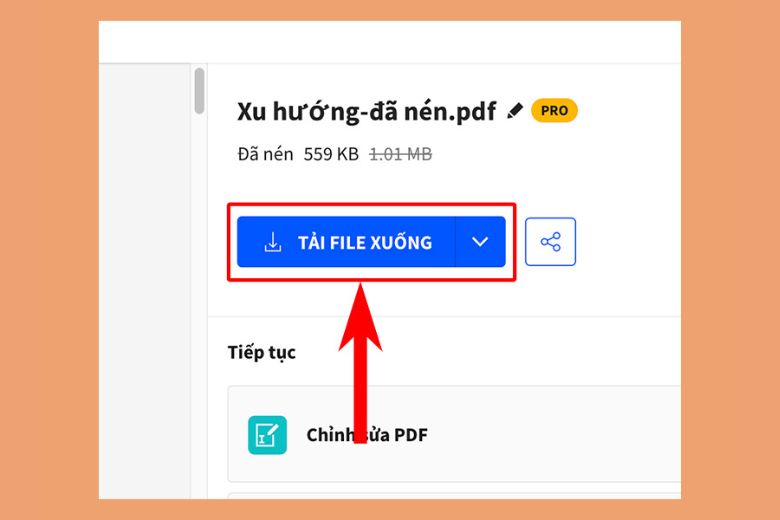 cách giảm dung lượng file pdf