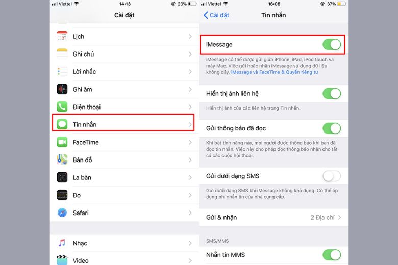 cách khắc phục imessage bị lỗi