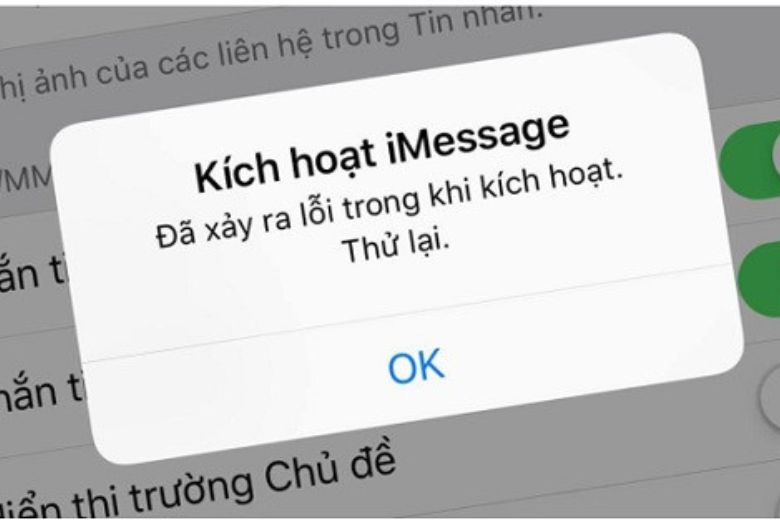 cách khắc phục imessage bị lỗi