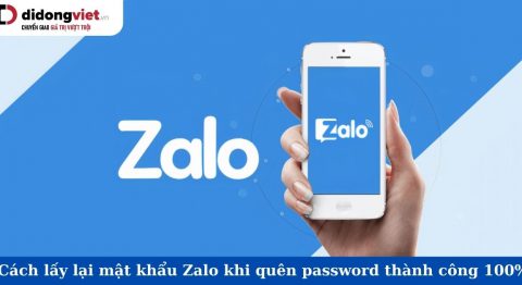cách lấy lại mật khẩu zalo
