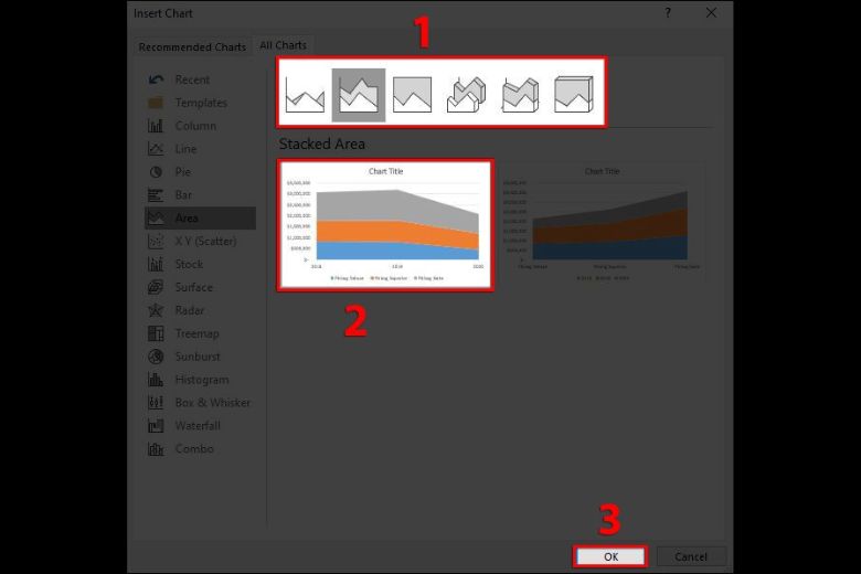 cách vẽ biểu đồ trong excel