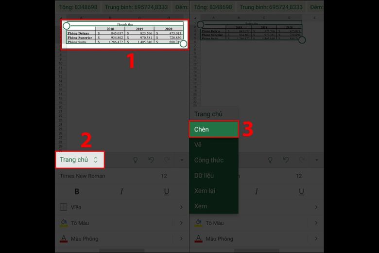 cách vẽ biểu đồ gia dụng nhập excel