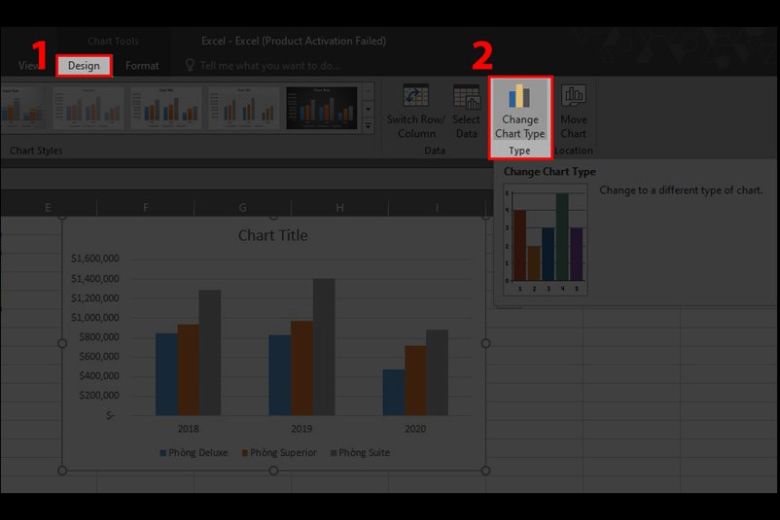 cách vẽ biểu vật nhập excel