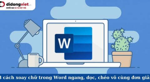 cách xoay chữ trong Word