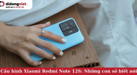 cấu hình xiaomi redmi note 12s