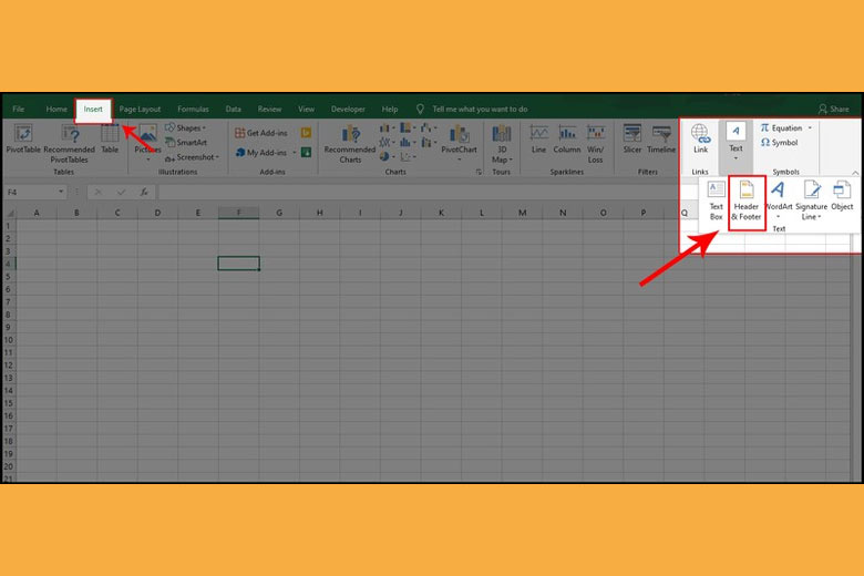 đánh số trang nhập excel