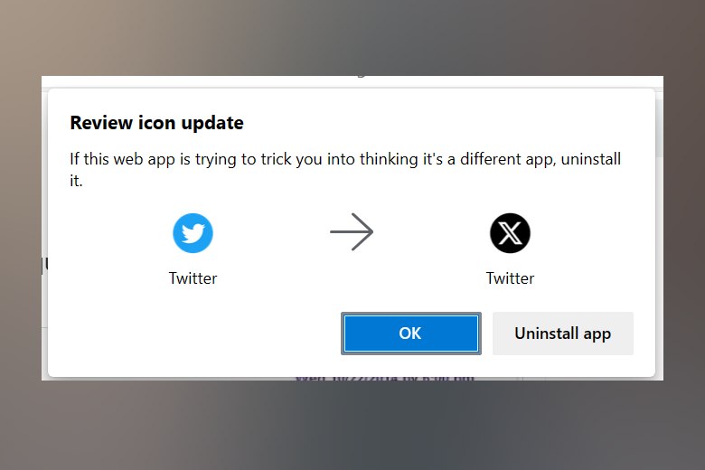 Việc đổi tên Twitter thành X gây ra cảnh báo lừa đảo trên Microsoft Edge 4 edge 2 1