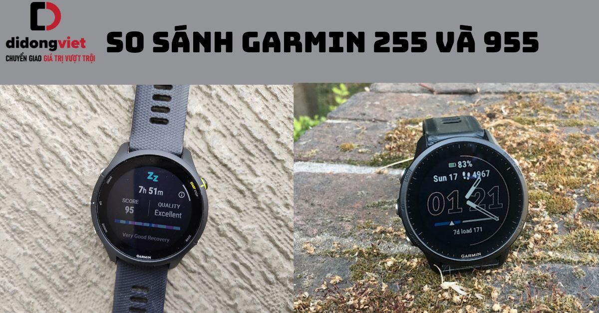 So sánh Garmin 255 và 955: Mua đồng hồ nào tốt hơn?