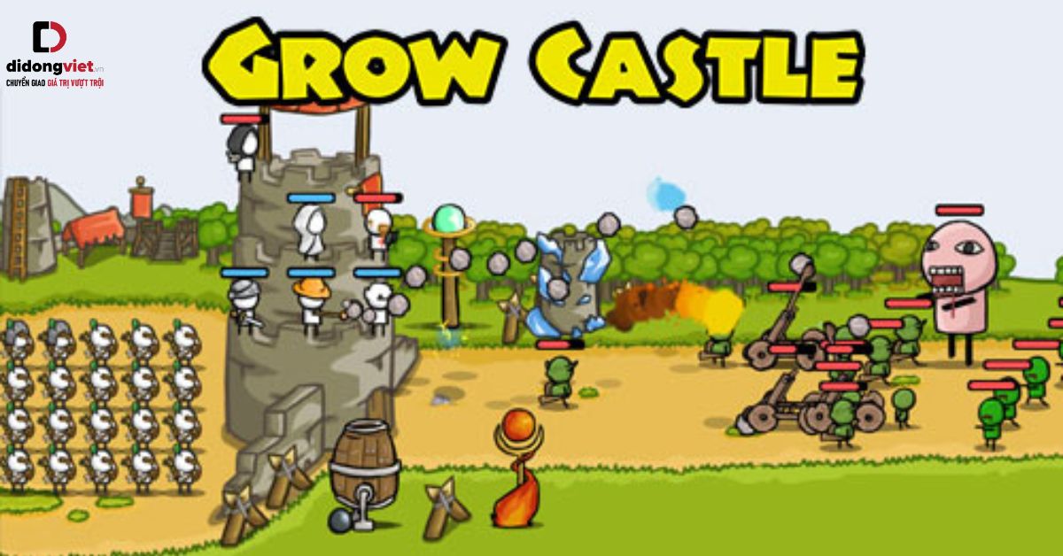 Grow Castle – Tower Defense: Game chiến thuật với lối chơi thủ thành hấp dẫn