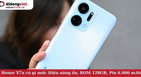 Honor X7a có gì mới: Cấu hình mạnh mẽ, ấn tượng, bộ nhớ 128GB, pin khủng 6.000 mAh honor x7a có gì mới