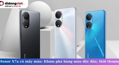Bảng màu Honor X7a: Tổng hợp tất cả các phiên bản màu sắc của sản phẩm honor x7a có mấy màu